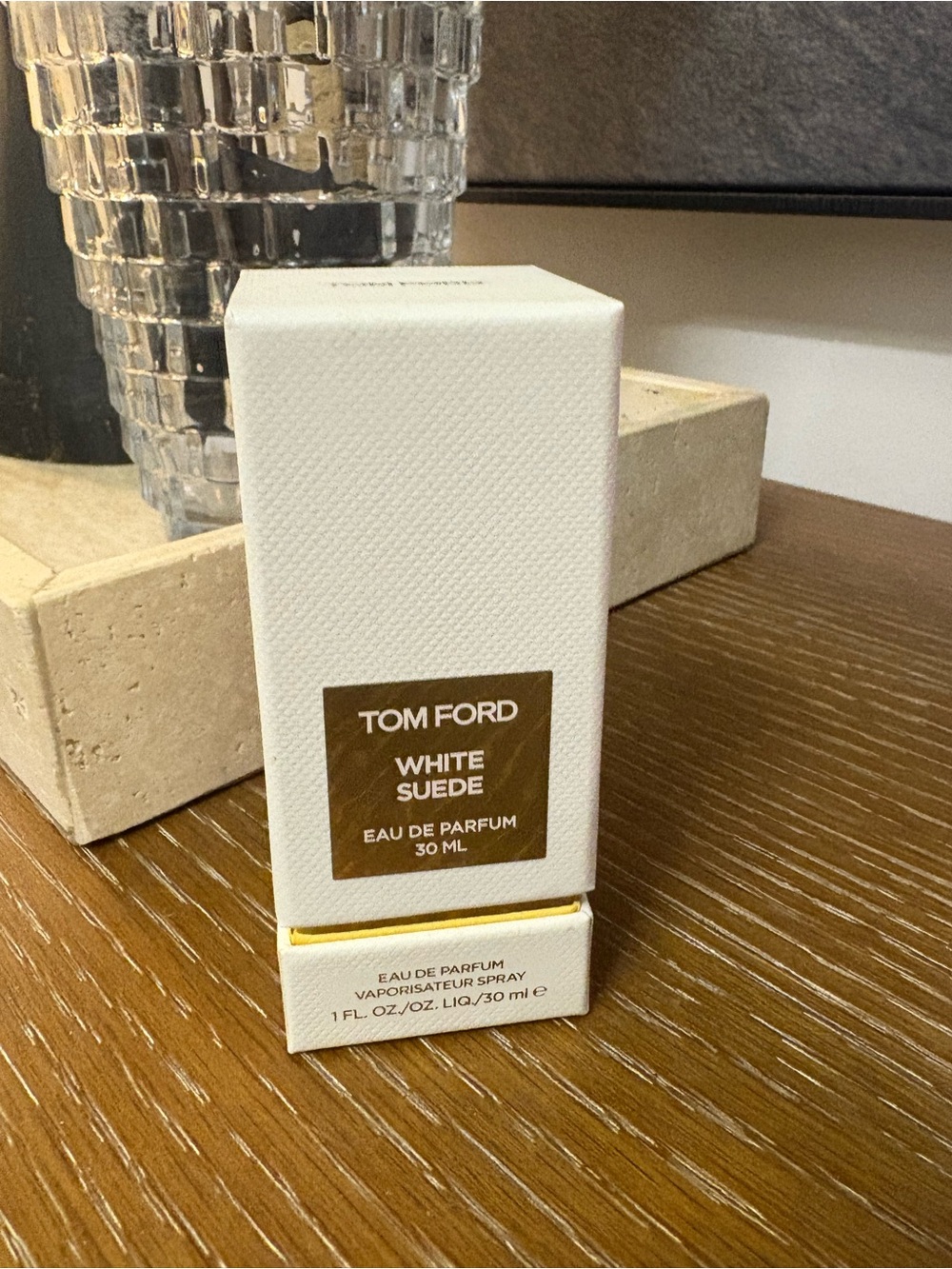 Tom Ford White Suede Eau de Parfum — White & Gold Box